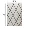Flash Furniture Shag Style Diamond Trellis Area Rug - 5' x 7' - Ivory RC-KJ-181070-01-57-GG - alternate 5